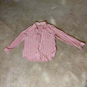 Lucky brand button up loose fit dress shirt